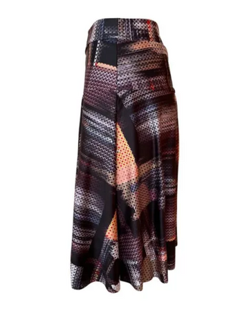 CVRGE Bella Geometric Sequins Print 25" Swim Skirt myselflingerie.com